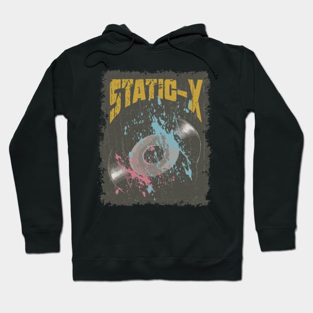 Static-X Vintage Vynil Hoodie by K.P.L.D.S.G.N